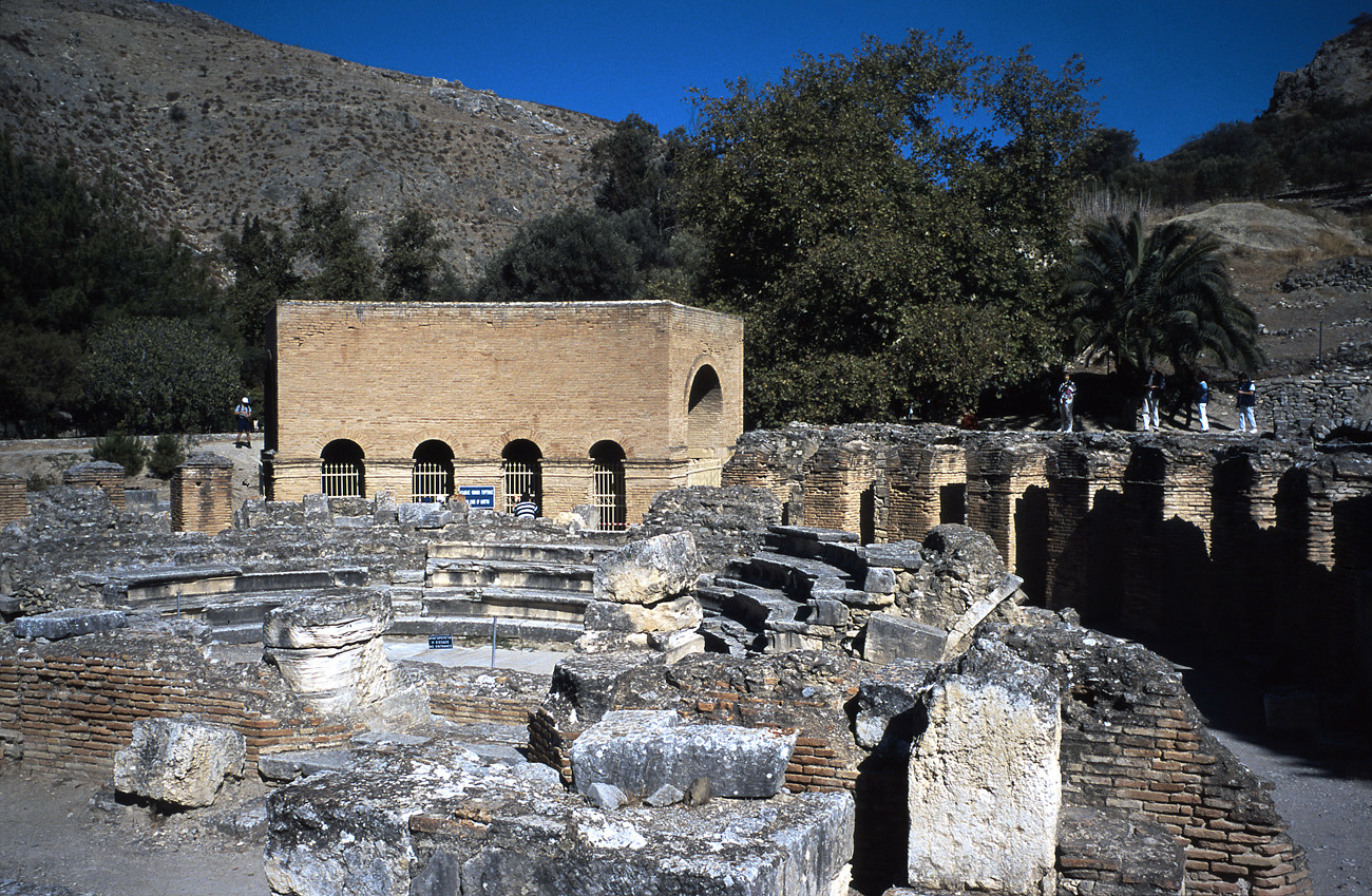 crete126 gortyne odeon.jpg - Sud Est, Gortyne l'odéon romain de Gortyne Elite Chrome 100